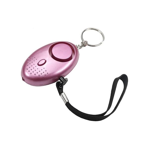 Othmro 2 Pack Personal Security Alarm 120DB with LED Lights for Women Men Children Elderly Pink Emergency Safety Device