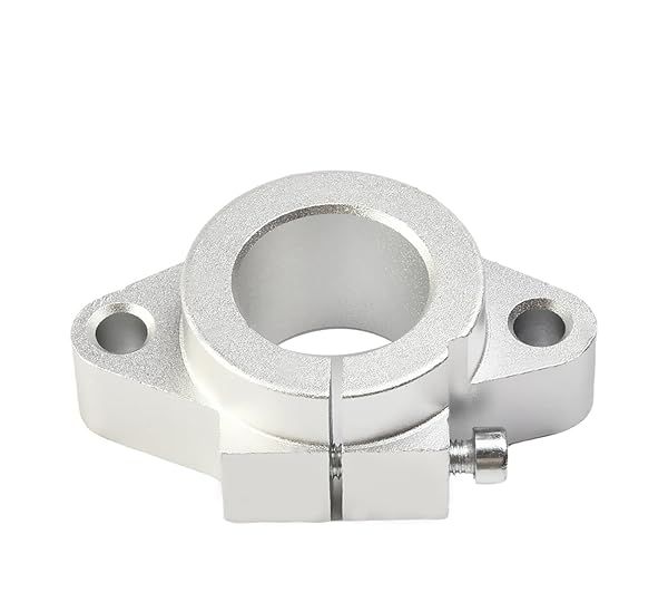 Othmro 2Pcs Linear Motion Rail Ball Bearing Clamping Guide Support for 25mm Diameter Shaft Aluminum Slide Rail