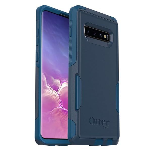 OtterBox Commuter Series Case for Galaxy S10 Plus Blazer Blue Stormy Seas Blue Retail Packaging