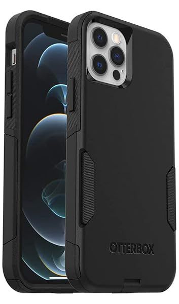 OtterBox Commuter Series Case for iPhone 12 and iPhone 12 Pro Black Non-Retail Packaging