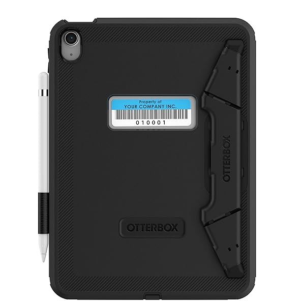 OtterBox Defender Series Screenless Edition for iPad 10th Gen with EDU Stand Black Non-Retail Packaging