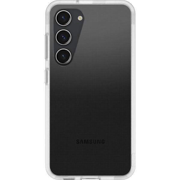 OtterBox Galaxy S23 Prefix Series Case Clear Ultra Thin Pocket Friendly with Raised Edges for Camera and Screen Protection