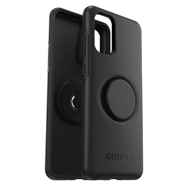 OtterBox Otter POP Symmetry Series Case for Galaxy S20 Plus Black Durable Protection