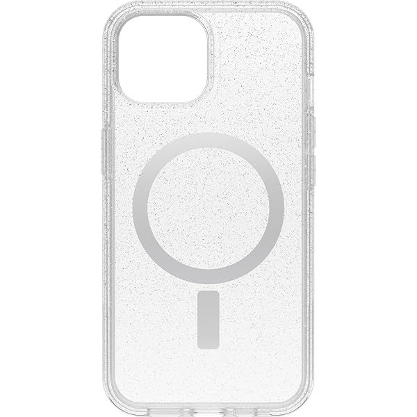 OtterBox Symmetry Series Clear Case for iPhone 15 14 13 Stardust Ultra Sleek MagSafe Compatible with Raised Edges for Camera and Screen Protection