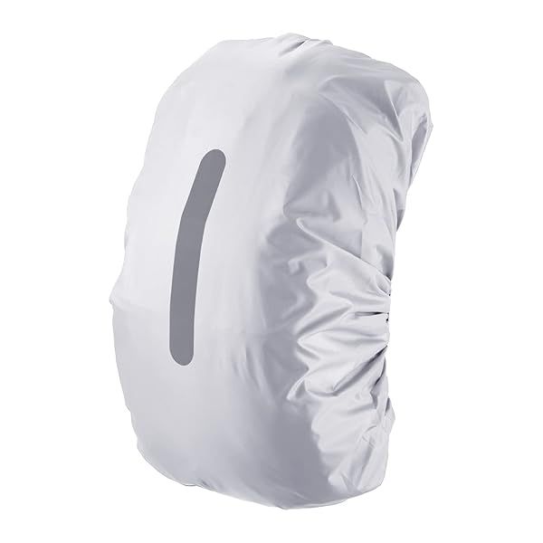 PATIKIL 40-50L Waterproof Backpack Rain Cover, Non-Slip Backpack Cover with Vertical Reflective Strap Stay Dry for Hiking, Camping, Hunting, M,