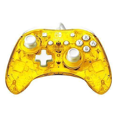 Buy PDP Rock Candy Wired Gaming Switch Pro Controller - Pineapple Pop Yellow - OLED Compatible & Durable Travel Gift