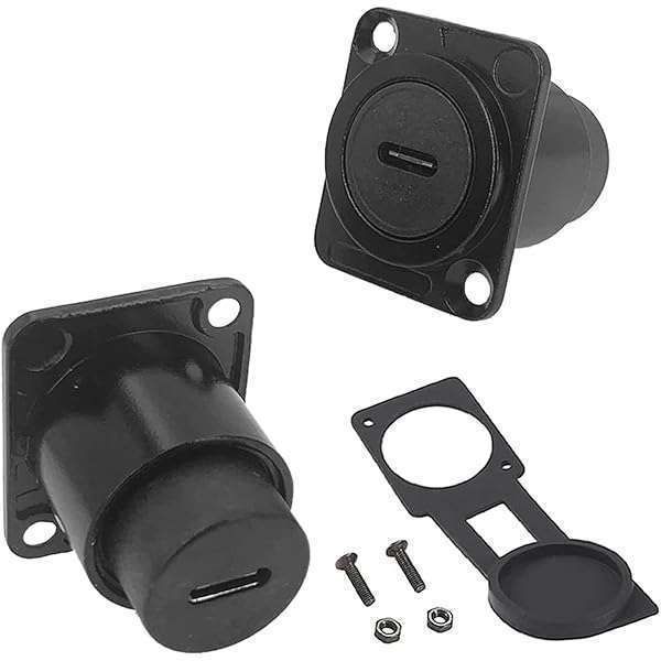 Buy PENGLIN 2PCS USB 3.1 Type C Panel Mount Coupler - Female to Female Bulkhead Extension Adapter