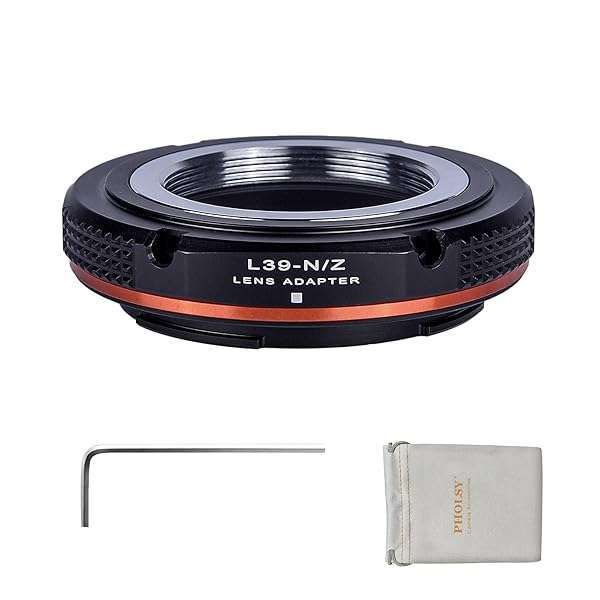 PHOLSY Lens Mount Adapter: Leica M39 to Nikon Z Mount for Z fc, Z30, Z9, Z8, Z6, Z7, Z5, Z50 - Compatible & Versatile
