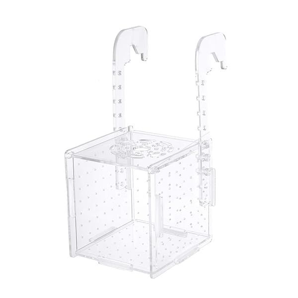 POPETPOP Fish Breeding Box - Ideal Hatchery Incubator for Shrimp, Clownfish & Guppies | Divider Accessory for Aquariums