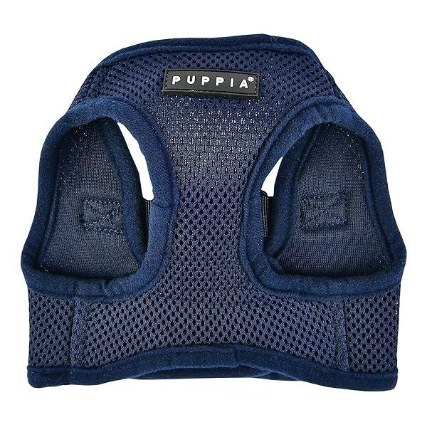 PUPPIA International Soft Harness B Vest X-Large Navy for Comfortable Dog Walking