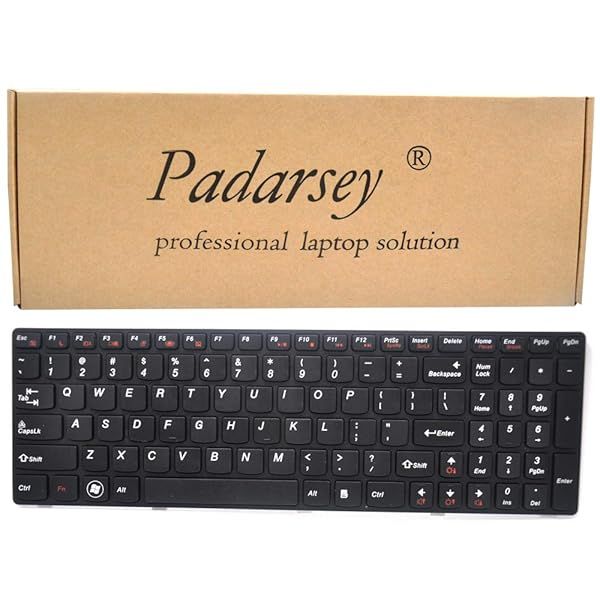 Padarsey Keyboard Frame for Lenovo Ideapad G580 G580A G585 V580 Z580 Black US Layout Compatible Part Numbers 25201846 25201869 25206659