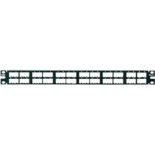 Panduit CPP48HDWBLY 48 Port Flat High Density Patch Panel Black for Efficient Network Management