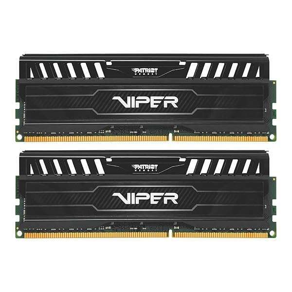 Patriot Viper III 16GB DDR3 1600MHz Desktop Memory (2x8GB) with Black Mamba Heatsink - High Performance RAM Upgrade