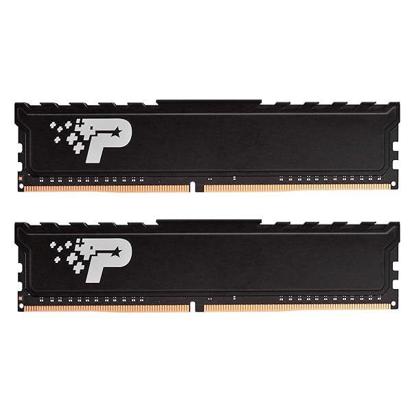 Patriot Memory Signature Premium DDR4 16GB 2666MHz UDIMM Kit with Heatshield for High Performance Gaming and Computing