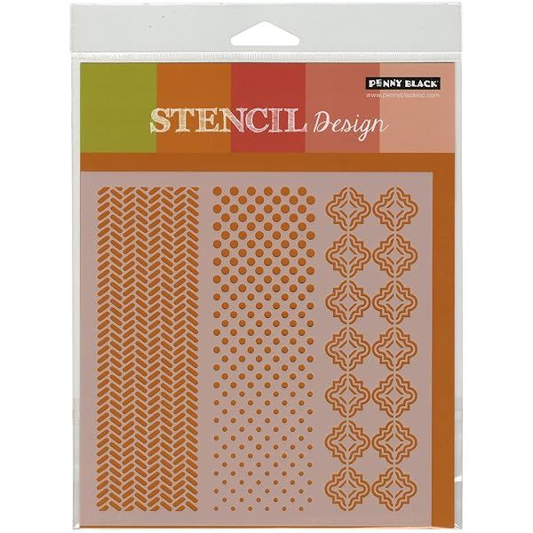 Shop Penny Black 25-014 Oscillations Stencil for Stunning Craft Projects - Fast Shipping!