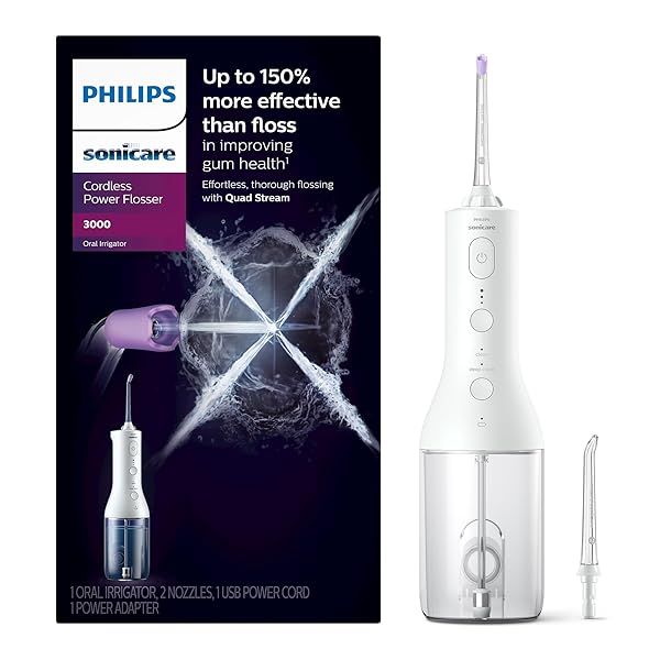 Philips Sonicare Cordless Power Flosser 3000 HX3826/21 Review: Best White Flosser for Oral Care