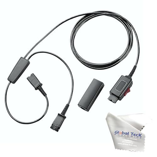 Plantronics Y-Cord Headset Splitter with Mute for Call Center Training - Compatible with HW Series & EncorePro