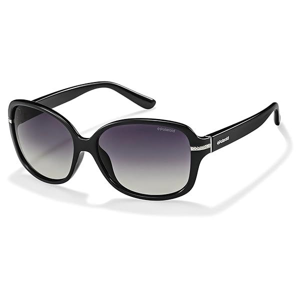 Shop Polaroid P8419 Black/Grey Polarized Sunglasses for Women - Stylish 58/15/133 Fit