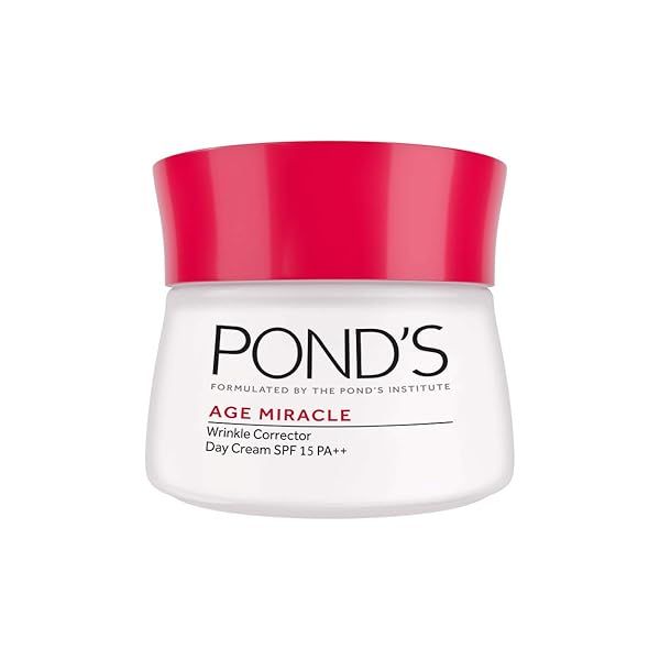 Revitalize Your Skin: Ponds Age Miracle Day Cream with SPF 15 - Anti-Wrinkle Face Moisturizer (50 ML)