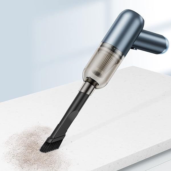 Powerful Portable Mini Handheld Car Vacuum Cleaner - Lightweight, Cordless & Quiet for Home & Auto Cleaning