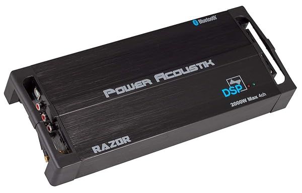 Power Acoustik RZ4?2000DSP: 2,000W 4-Channel Class D Amp with DSP & Bluetooth - Ultimate Sound Experience