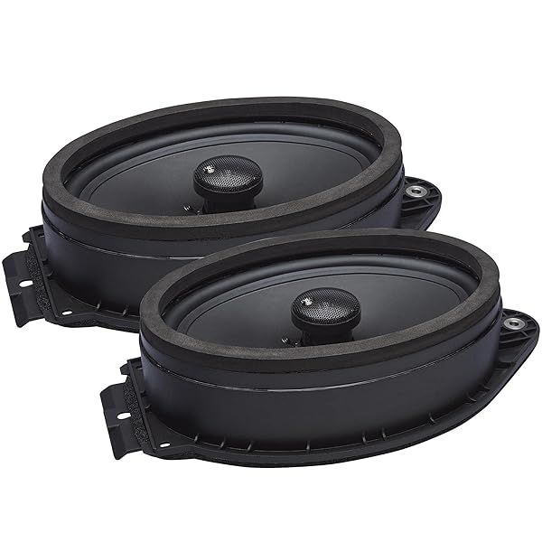 PowerBass OE692-GM 6x9 Direct Fit Coaxial Speakers for GMC 80W RMS 160W Max Pair