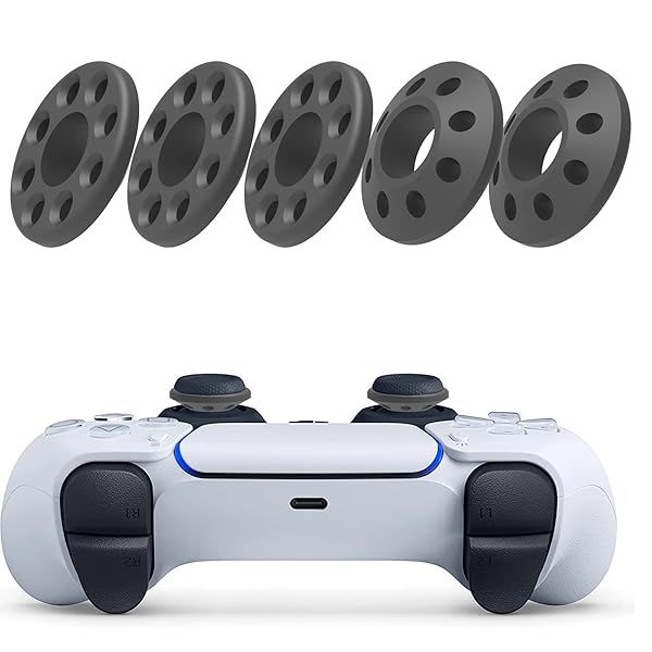 Precision Rings for PS5,PS4, Xbox One,Xbox Series X S,Xbox 360,Switch Pro Aim Assist Target Motion Controller Ring Rubber Silicone Soft Flexible