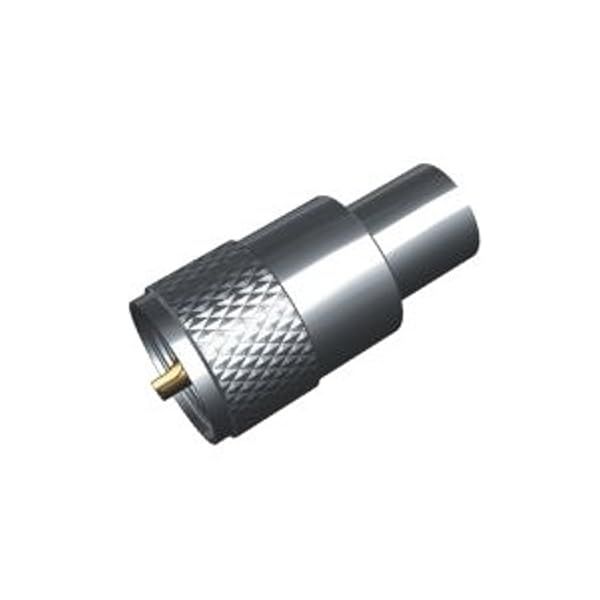 Pro Trucker Reducerless PL-259 Connector for CB Radio Coaxial Cable with UG-175 Reducer for RG58 Coaxial Use