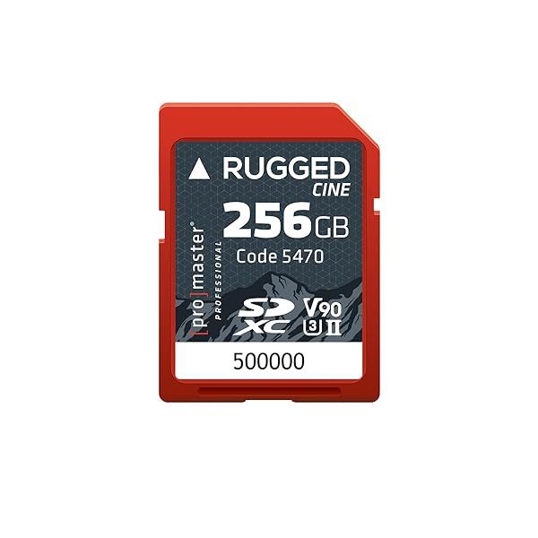 ProMaster SDXC 256GB Rugged Memory Card CINE UHS-II, (Model 5470)