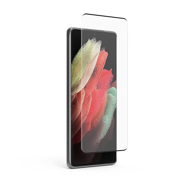 PureGear Maximum Clarity HD Tempered Glass Screen Protector for Samsung Galaxy S21 Ultra 5G - Case Friendly & Lifetime Replacement
