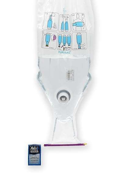 Puribag Gravity Water Filter: Portable Filtration for Camping, Hiking & Emergency Use - Hangs Anywhere!