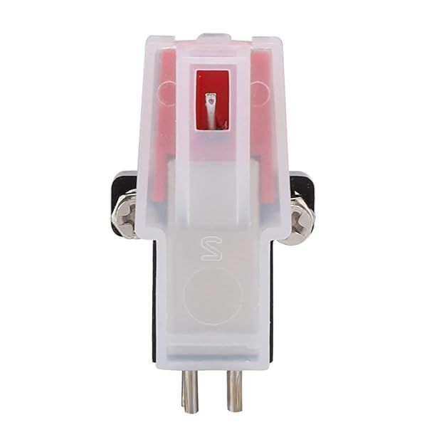 Q1 Phonograph Replacement Needle: Red Moving Magnet Dual Needle for Turntables