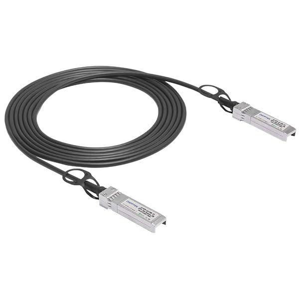 QSFPTEK 10G SFP+ DAC Cable 2m Passive Direct Attach Copper Twinax for Cisco Ubiquiti D-Link Netgear Open Switch Devices