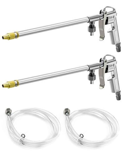 QWORK Spray Gun, 2 Pack Aluminum Pneumatic Air Engine Cleaning Washer Gun Kit Tool, 1 4