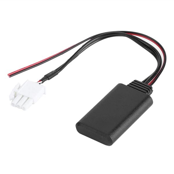 Qiilu 3 Pin AUX Bluetooth Adapter for Honda GL1800 Goldwing Wireless Audio Stereo Music Cable