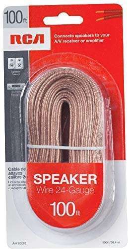RCA AH100R 100 Ft. 24-Gauge Speaker Wire