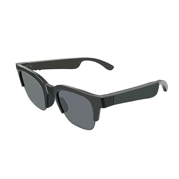 RERBO Smart Sunglasses Bluetooth Audio Glasses for Men and Women with Open Ear Sound Mic Speakers and Polarized Lenses Voice Control