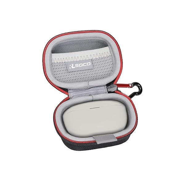 RLSOCO Case for Sony WF-1000XM4 Wireless Earbud Headphones with Industry Leading Noise Canceling in Black