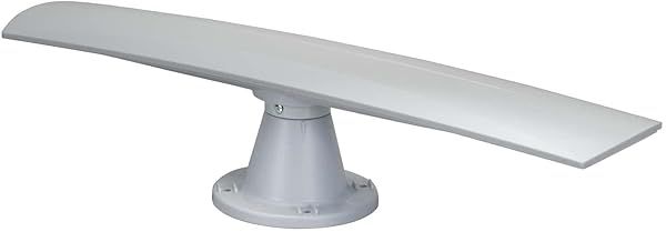 Magnadyne TV-X Omni Directional Amplified TV AM FM Antenna and Distribution Plate White for Enhanced Signal Reception