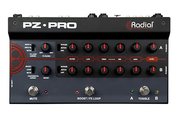 Radial PZ-Pro 2-Channel Acoustic Preamp: Enhance Your Sound Quality Today!
