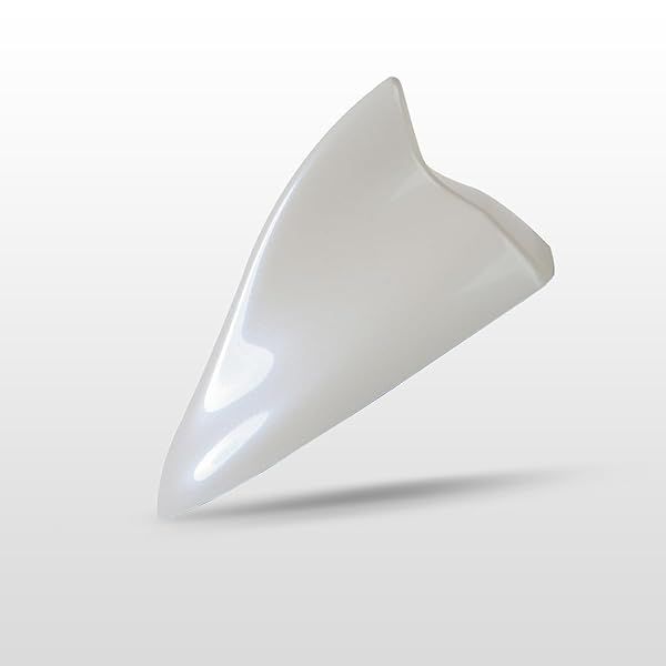 Ramble Shark Fin Antenna Cover for Nissan Infiniti FX35 FX37 FX50 ESQ Pearl White 2009 to 2013