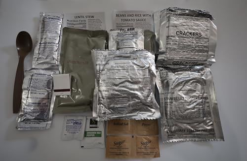 Ready to Eat Military Meals 3-Pack: Long-Lasting Emergency Food Supplies & Survival Kits