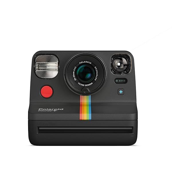 Buy Refurbished Polaroid Now+ I-Type Instant Camera - Black (9124) | Affordable Instant Photography