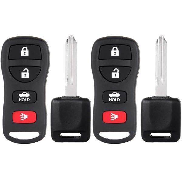 Key Fob Remote for Nissan Altima, Rogue, Sentra & More (1999-2012) - HAT104T, DA40PHTT, BN104TT | ANGLEWIDE