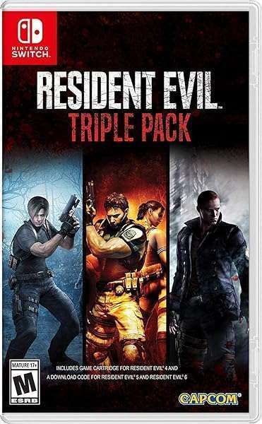Resident Evil Triple Pack for Nintendo Switch: Ultimate Survival Horror Experience