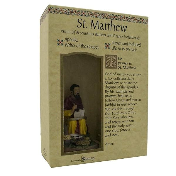 Discover Roman Patrons & Protectors: St. Matthew for Catholic Confirmation & Santo Celebrations