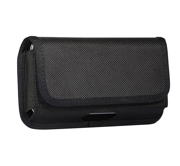 Rugged Nylon Cell Phone Holster for Samsung S25 Ultra S24 Ultra S23 Ultra, Galaxy A16 A14 A12 A13 A06 A03S A23 A32 5G, Moto G Power G 5G (2025 2024)