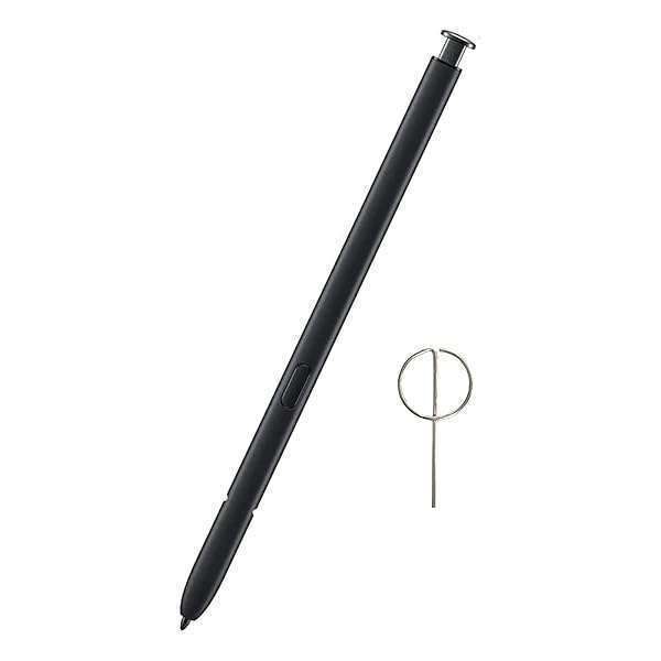 Samsung Galaxy S23 Ultra S Pen Replacement - Non-Bluetooth Stylus with Eject Pin (Phantom Black)