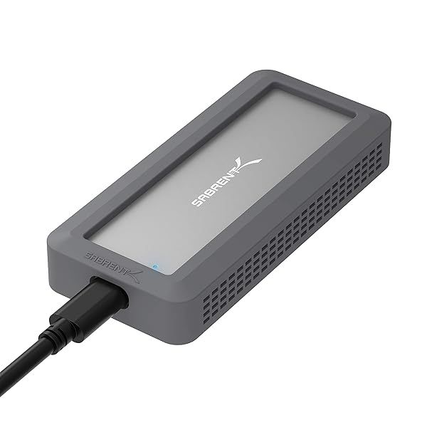 SABRENT USB 3.2 Waterproof Enclosure for M.2 NVMe SSDs - IP67 Rugged Protection