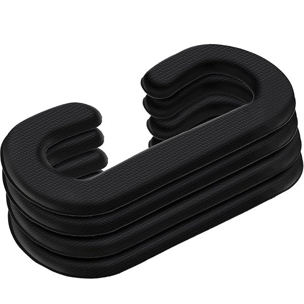 SATINIOR 4 Pack Memory Foam Face Pads for HTC Vive - Comfortable PU Leather Replacement Covers